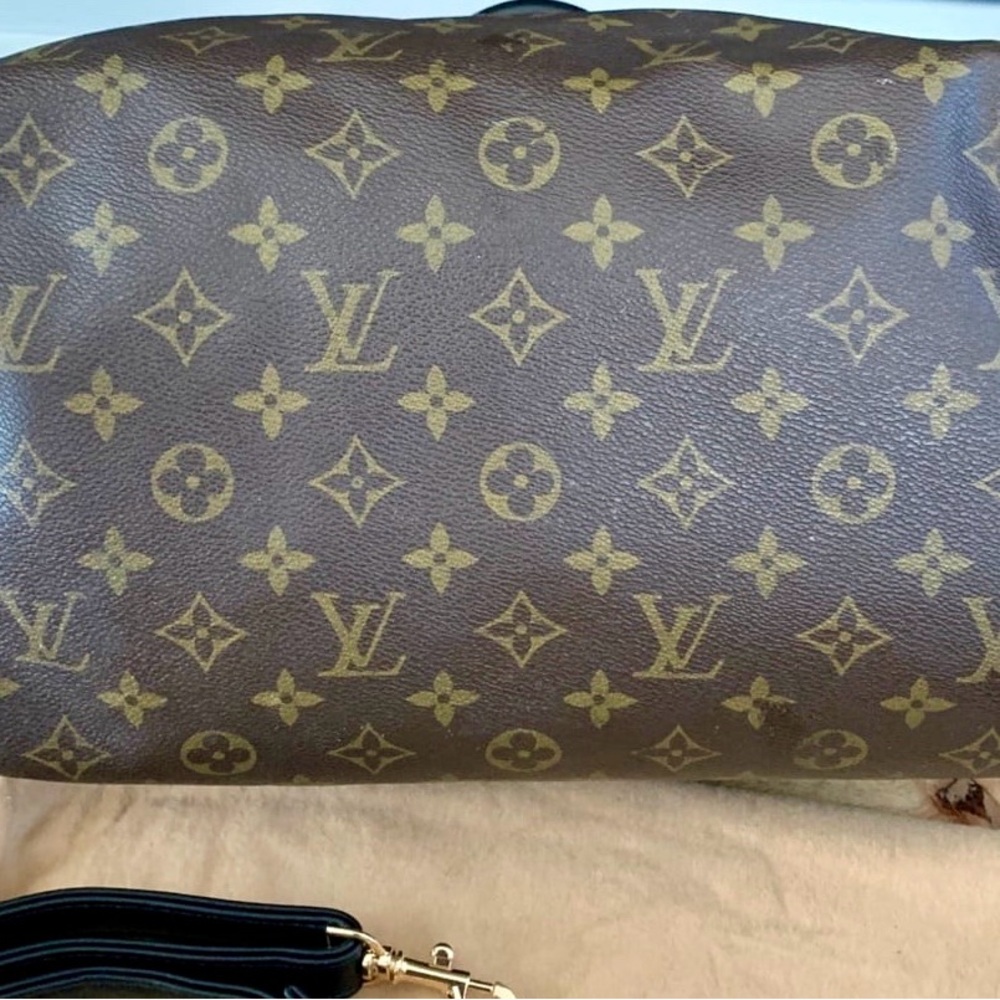 Louis Vuitton Monogram Speedy 30 . Customized in black - Picture 7 of 13